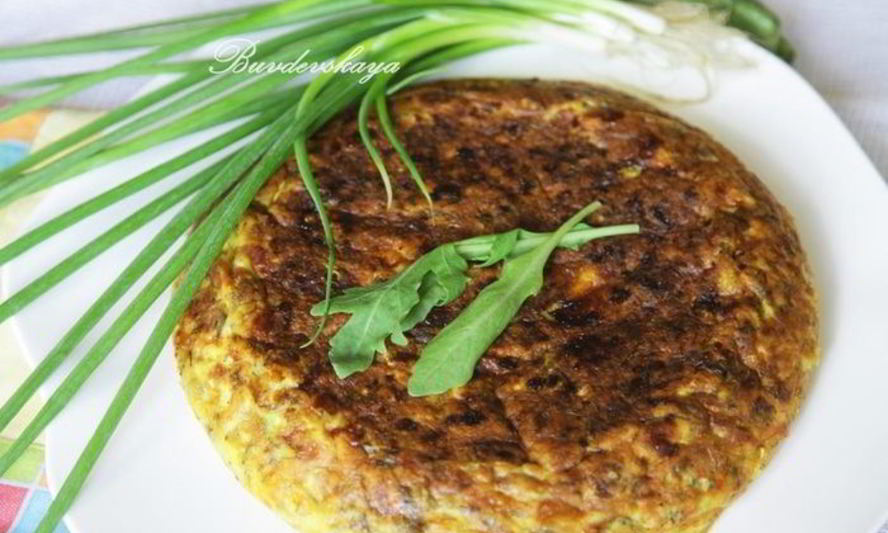 Рецепт кабачковой запеканки-омлета