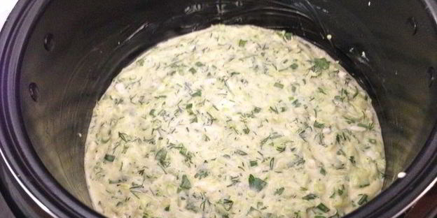 кабачковая запеканка-омлет