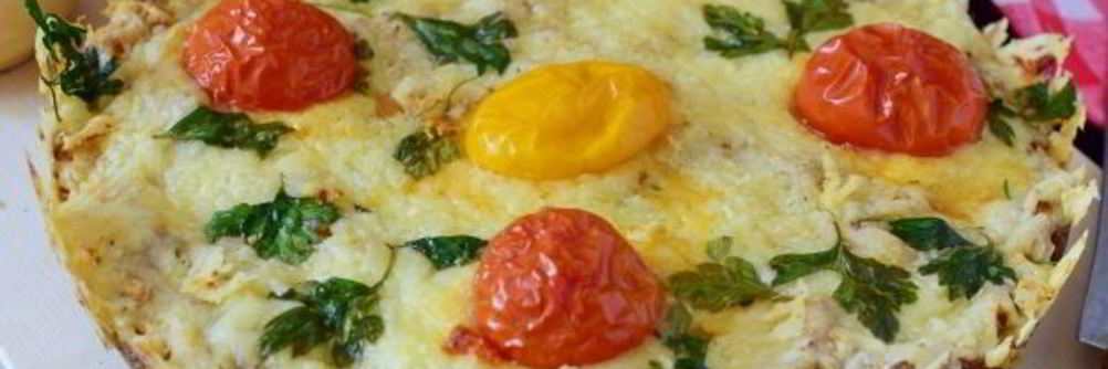 Капустная запеканка с фаршем в духовке