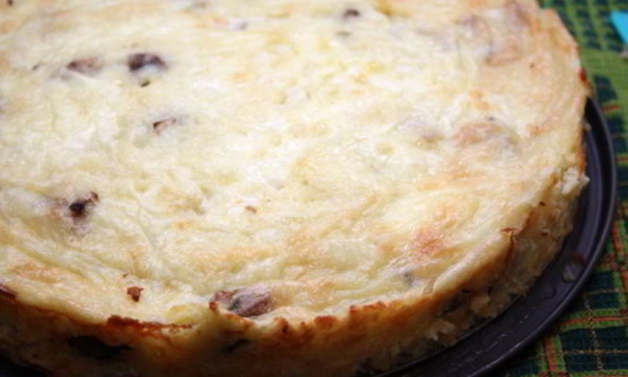 Рецепт картофельной запеканки с грибами