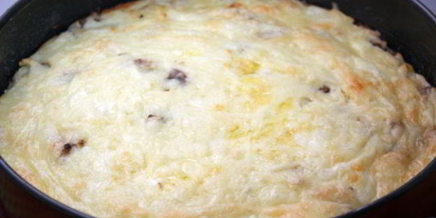 картофельная запеканка с грибами