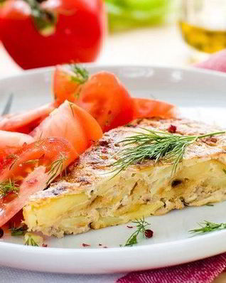 Картофельная запеканка с рыбой