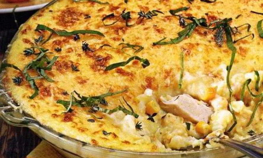 Рецепт картофельной запеканки с сыром и куриным филе