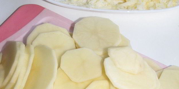 картофельная запеканка с вешенками