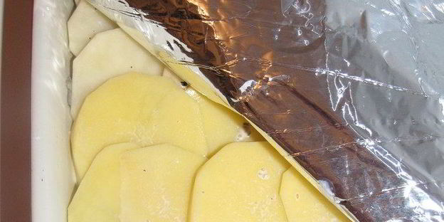 картофельная запеканка с вешенками