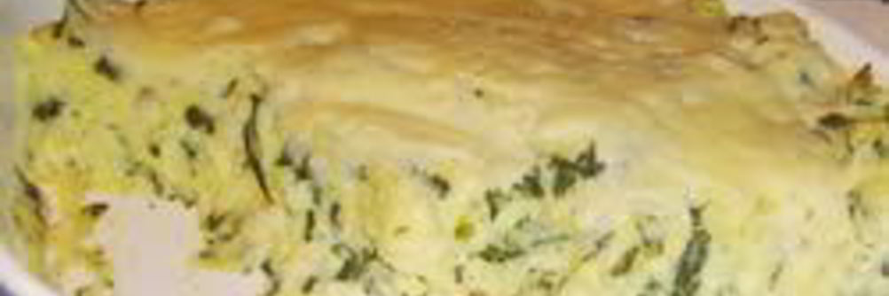 Картофельная запеканка со шпинатом