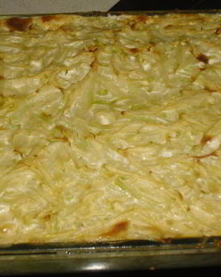 Ленивая запеканка из кабачка