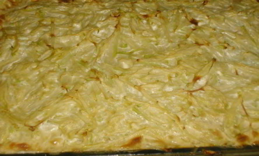 Рецепт ленивой запеканки из кабачка