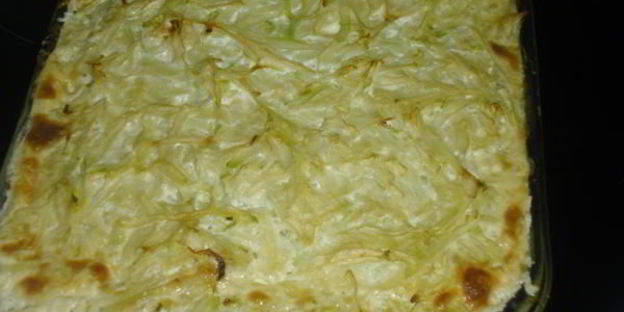 ленивая запеканка из кабачка