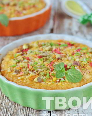 Морковная запеканка