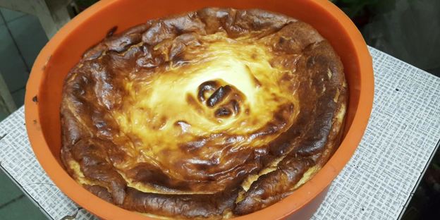 нежная творожная запеканка с йогуртом