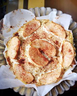 Низкокаллорийная творожно-яблочная запеканка