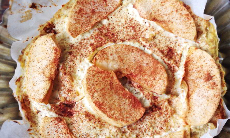 Рецепт низкокаллорийной творожно-яблочная запеканка