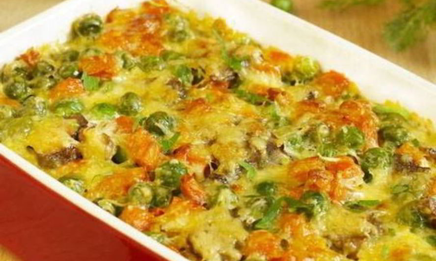 Рецепт пикантной овощной запеканки с сыром