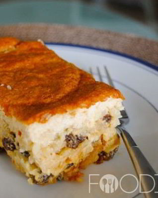 Рисовая запеканка в мультиварке