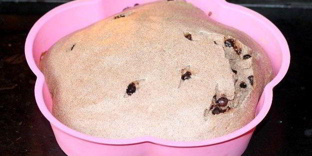 шоколадно-творожная запеканка с отрубями