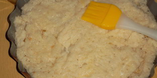 сладкая запеканка с яблоками и сливами