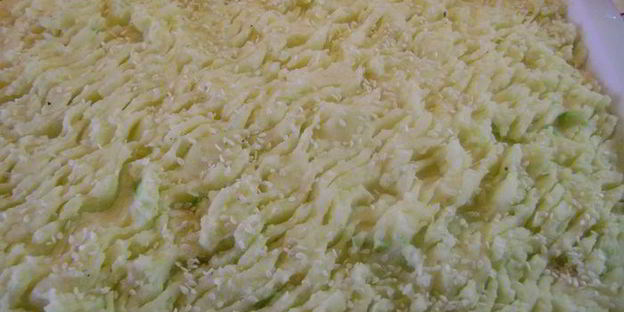 слоеная запеканка с мясом и сыром