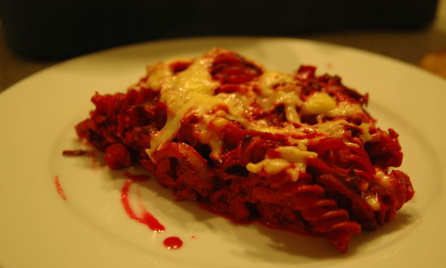 Рецепт свекольной запеканки с макаронами