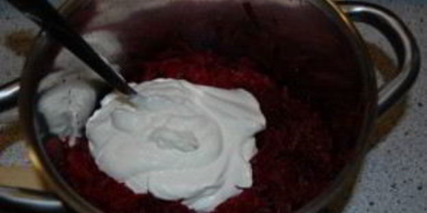 свекольная запеканка с макаронами