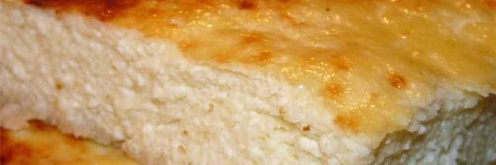 Творожная нежная запеканка