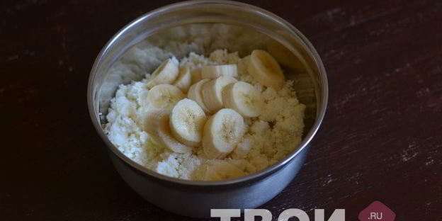 творожная запеканка с бананом