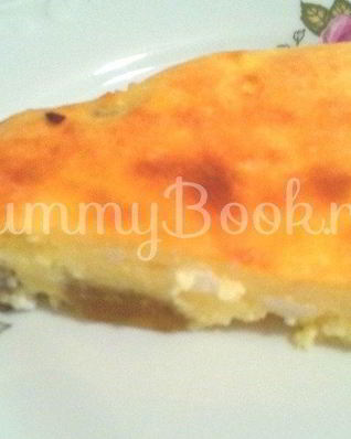 Творожная запеканка с изюмом