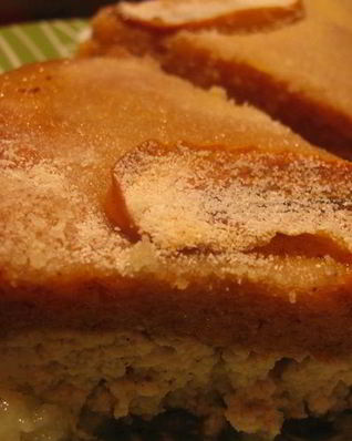 Творожная запеканка с хурмой