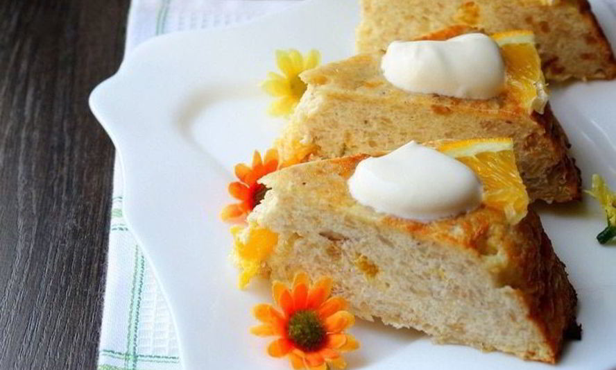 Рецепт творожной запеканки с овсяными хлопьями