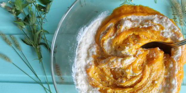 творожная запеканка с тыквой