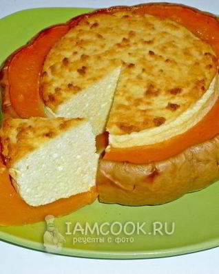 Творожная запеканка в тыкве