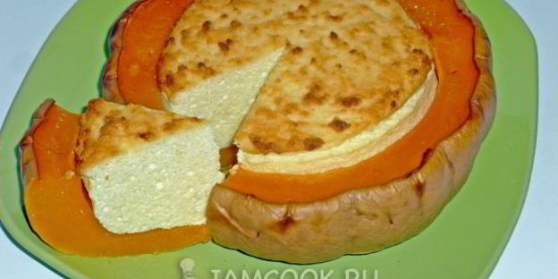 творожная запеканка в тыкве