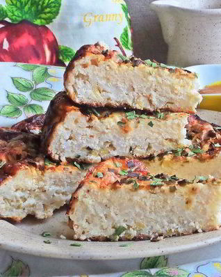 Творожно-рисовый пирог-запеканка