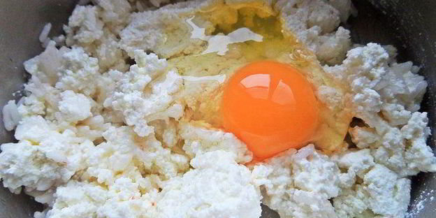 творожно-рисовый пирог-запеканка