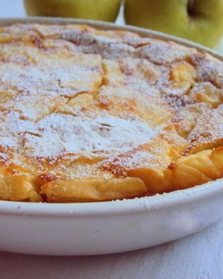 Яблочная запеканка