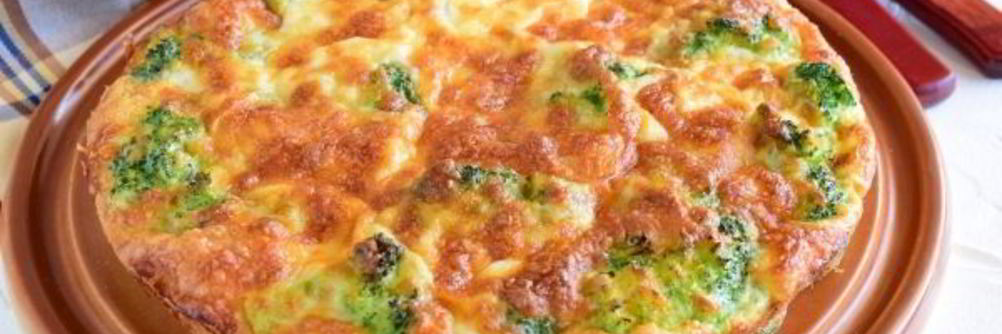 Запеканка из брокколи с сыром и яйцами