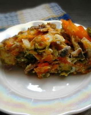 Запеканка из брюссельской капусты