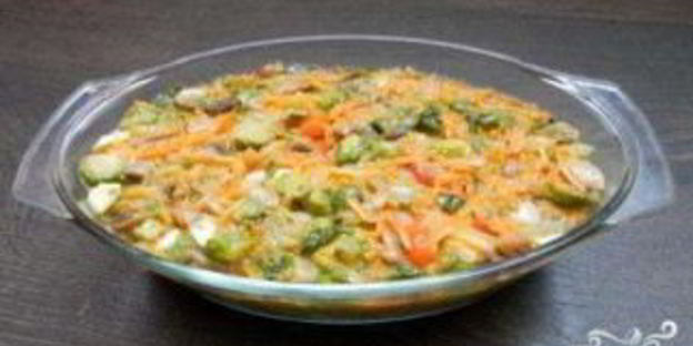 запеканка из брюссельской капусты