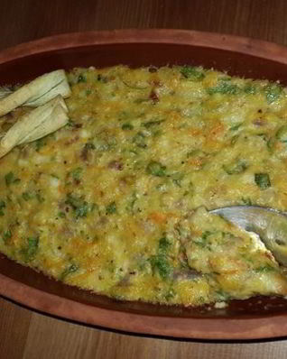 Запеканка из чечевицы с кабачком и сыром