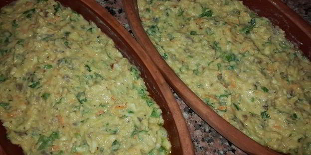 запеканка из чечевицы с кабачком и сыром