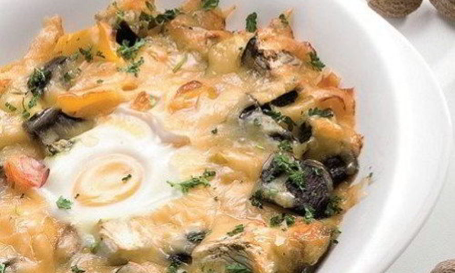 Рецепт запеканки из грибов и овощей