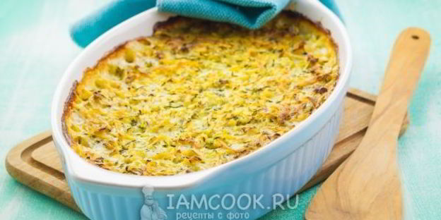запеканка из кабачков и картофеля в духовке