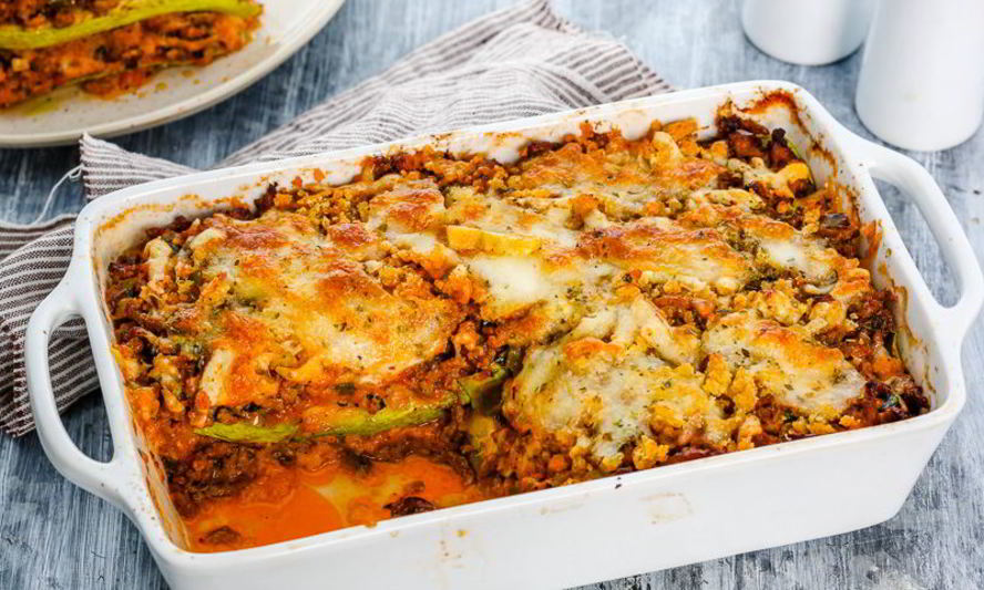 Рецепт запеканки из кабачков с фаршем