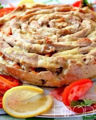 Запеканка из куриного филе