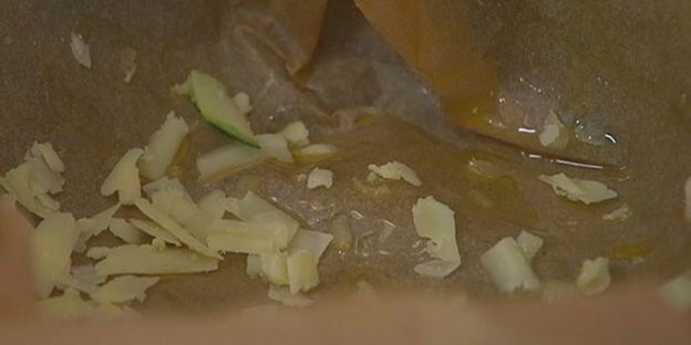 запеканка из макарон с горошком, цукини и творогом