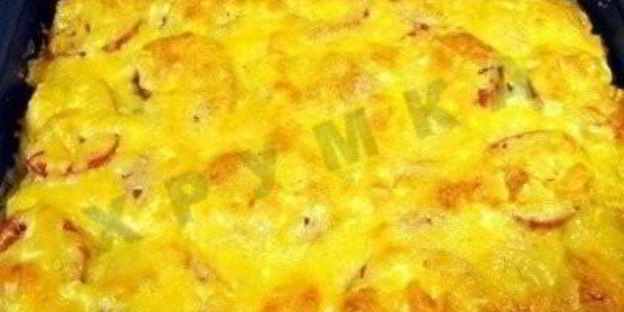 запеканка из макарон с курицей в духовке