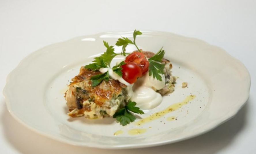 Рецепт запеканки из перловки с грибами