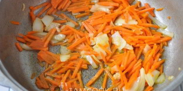 запеканка из свежих овощей с фаршем