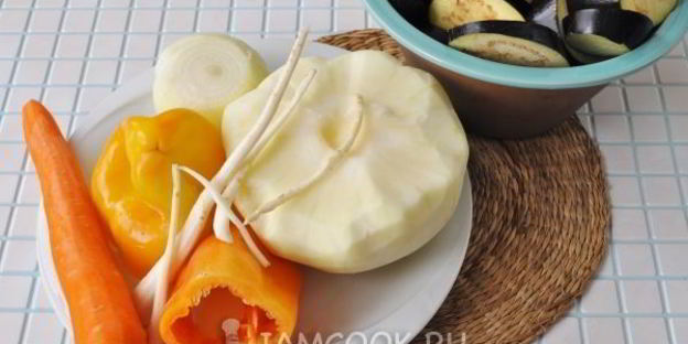 запеканка из свежих овощей с фаршем