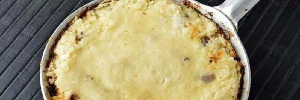 Запеканка из творога на сковороде